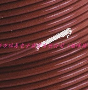 Alpha Wire PTFE设备电线18AWG棕色UL1213线型30M长5857 BR005