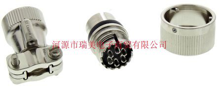 ITT连接器CA-COM卡口耦合6路公插头CA06COME14S-6PB