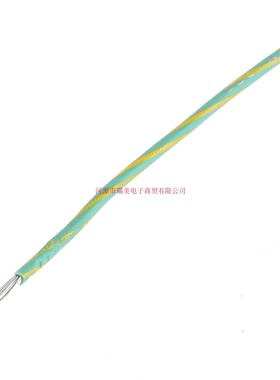 Alpha电线EcoWire绿黄色18AWG600V单芯UL11028长30米6715 GY005