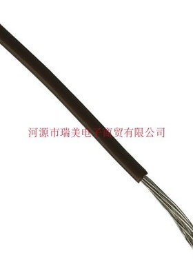 瑞美电子UL1213内部连线18AWG黑色600V线单芯100m长813-3527