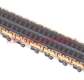 ERNI恩尼MicroSpeed连接器1MM节距2行50路直印刷电路板插座144662