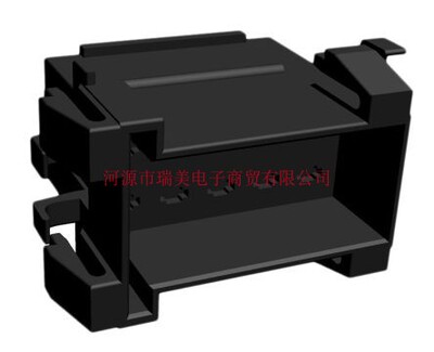 TE泰科电子2行10路连接器直插式安装黑色母外壳929505-4