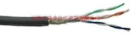 Belden百通工业电缆3对24AWG屏蔽双绞线0.22mm²截面积8103.01152