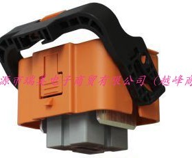 Amphenol电动车辆连接器额定350A橙色公法兰安装MINIMSDM350