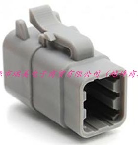 Amphenol安费诺汽车连接器2行6路电缆安装灰色公插ATM06-6S