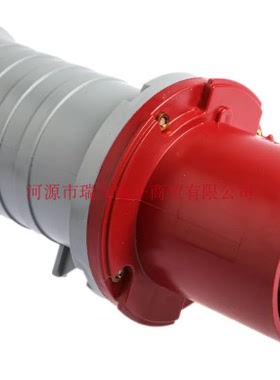ABB连接器红色3P+N+E工业电源63A插头2CMA166764R1000-463P6