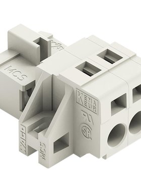 WAGO万可MCSMIDI灰色1排2路5.00MM插头721-602/019-000