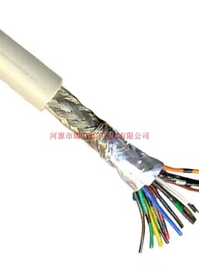 3M多芯电缆8对16芯屏蔽双绞线26AWG灰色30M长3750/16 100