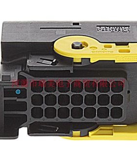 TE泰科MPC汽车连接器3行21路直插式安装黑色母外壳1-1534127-1