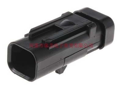 TE泰科AMPSEAL 16汽车连接器2路夹安装红色公外壳776534-1