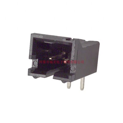 TE泰科AMPMODU MTE连接器1排2路2.54MM间距直角针座103635-1