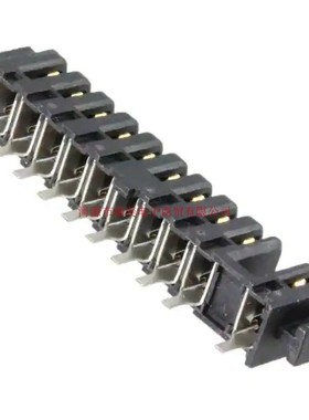 TE泰科刀片式电源连接器2.5MM间距1排10路插座1-1674231-1