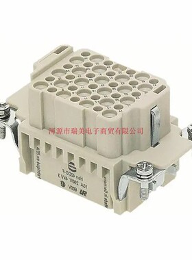 HARTING浩亭Han DD重载连接器42+接地10B母头09160423101