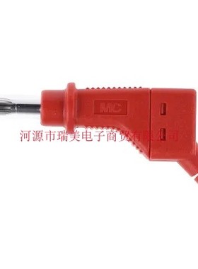 Staubli史陶比尔4MM香蕉插头600V32A红色XZGL-425公插66.9328-22