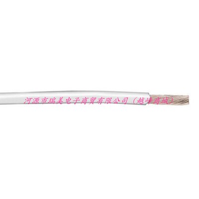 Alpha阿尔法PTFE设备电线16AWG白色UL1213线型30M长5858 WH005