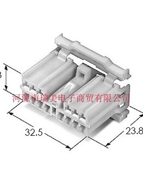 KET汽车连接器14P极路3.5MM节距自然色MG610406