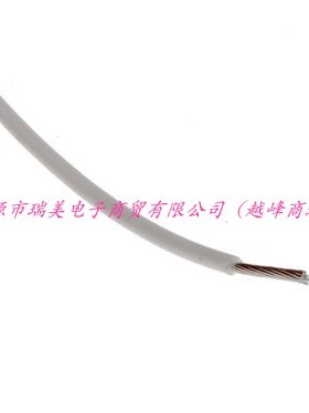 瑞美内部连线电线UL1213线型22AWG白色600V线单芯100M长813-3498