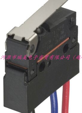 Omron单刀双掷常开常闭摆杆100mA30V直流微动开关D2SW-P01L1M