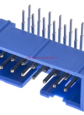 2-1761605-5 TE泰科AMP-LATCH连接器2.54MM间距2排14路直角插座