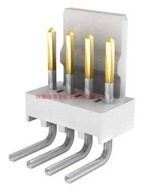 Molex莫仕KK254板对板连接器2.54mm节距1排4路焊接端接22-12-4042