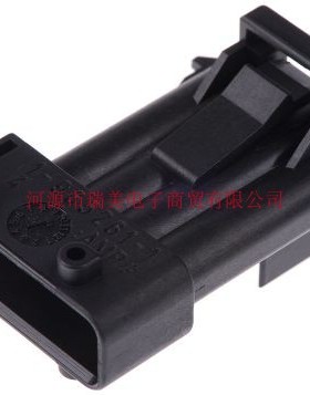 TE泰科Timer汽车连接器4路黑色公外壳1-965261-1