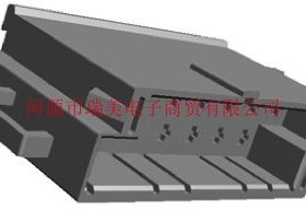 TE泰科电子Junior Timer连接器2行14路电缆安装黑色外壳365066-3