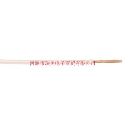 Alpha Wire内部连线电线22AWG白色线单芯UL1007线型3051/1 WH005