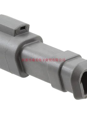 Deutsch德驰DT连接器2排3路自由悬挂插座灰色DT04-3P-E008