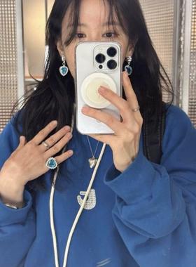 happyrim简约粽子爱心项链