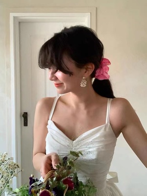 日韩温柔百搭珍珠流苏耳环