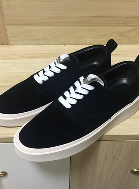 FOG第六季 101 6th高街Fear of god男麂皮厚底增高翻毛皮休闲板鞋