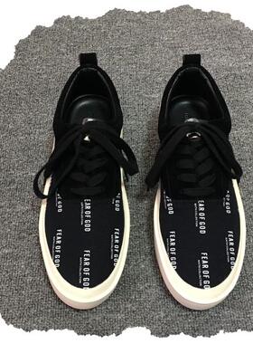 FOG101鞋Fear of god主线sneaker字母弹幕高街厚底低帮男休闲板鞋