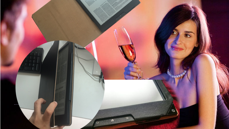 真皮索尼电子书保护套皮套