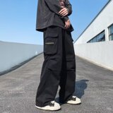 V1808-P45日系原宿风工装裤高街潮牌港风直筒宽松阔腿裤休闲长裤，男装休闲裤，星座1608