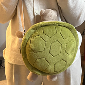 卡通小乌龟斜跨包女可爱jk少女单肩包玩偶包痛包公仔毛绒迷你小包