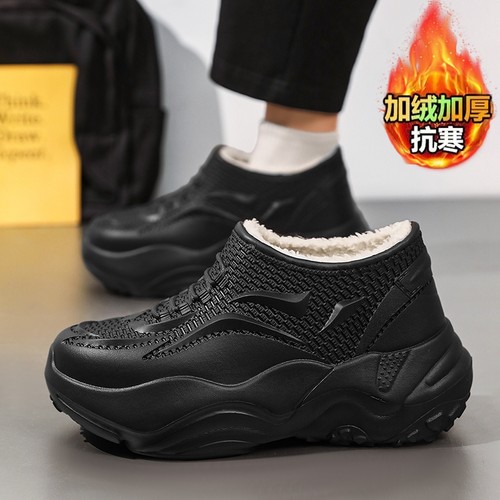 厨师棉鞋加棉保暖加厚防滑防水