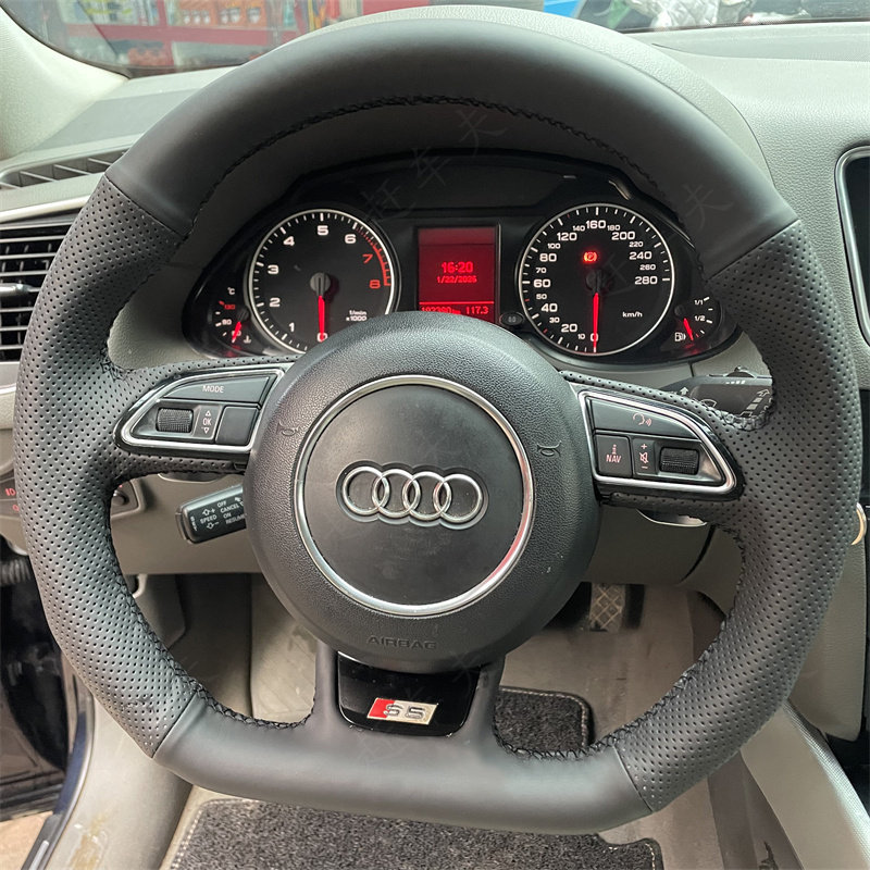 奥迪S3S5专用手缝方向盘套
