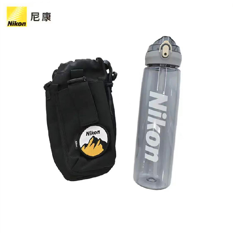 尼康太空杯运动水壶水杯单肩包