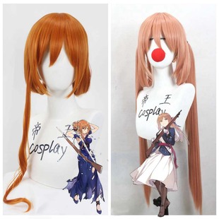 帝王cosplay 少女前线 春田M1903 人形 双马尾发环 cos假发定制