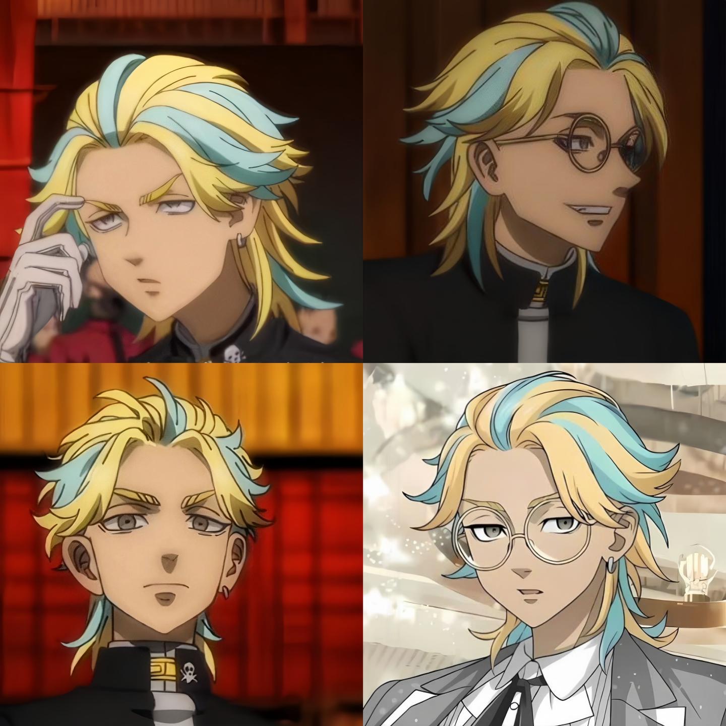 东京复仇者灰谷龙胆假发