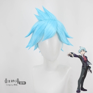 帝王动漫 宝可梦红宝石蓝宝石绿宝石 兹伏奇大吾 cos假发定制