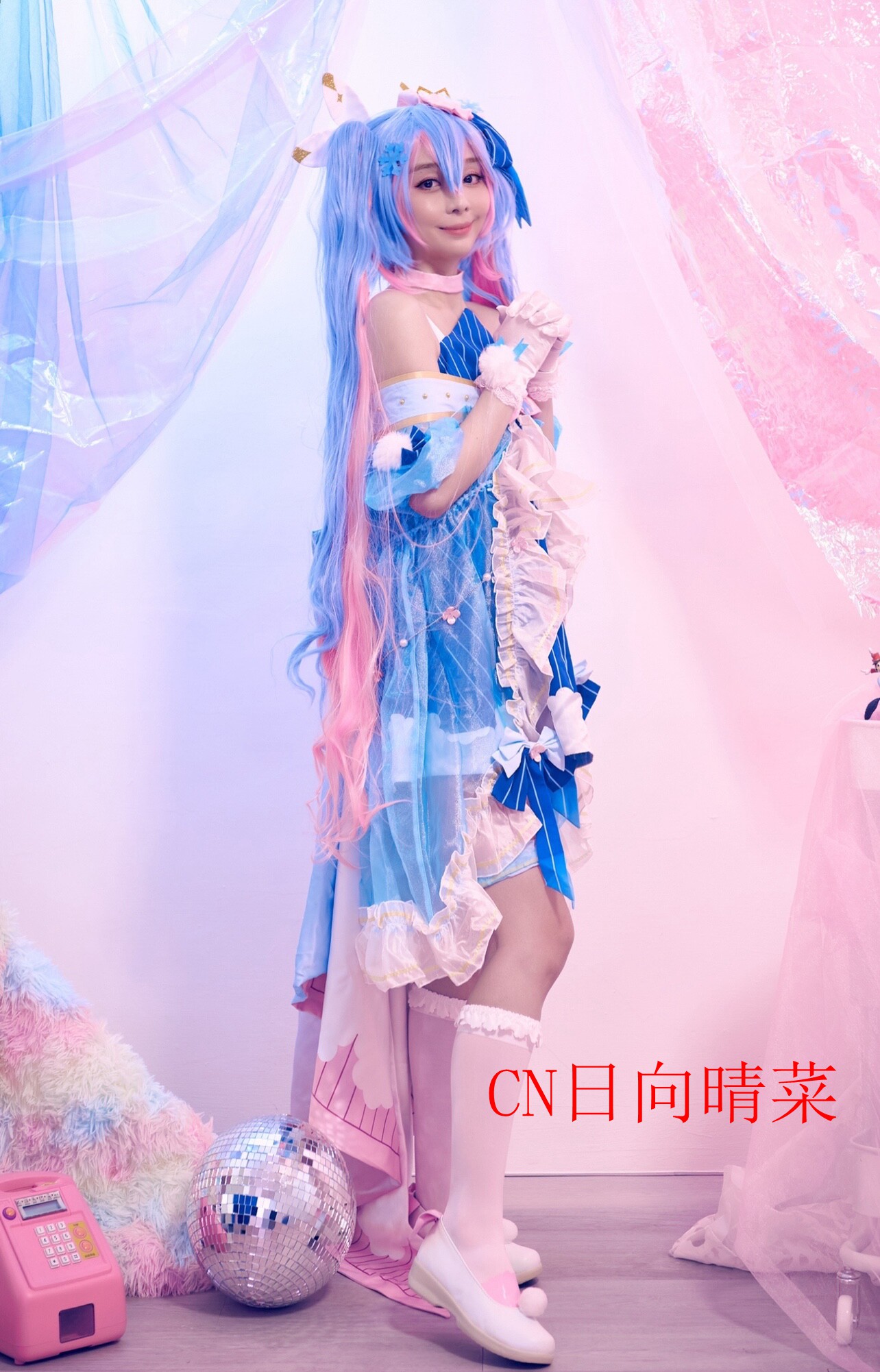 帝王动漫Cosplay 初音未来 巡音 骸音 cos假发 长发公主 定制