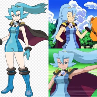 帝王动漫  宝可梦 小椿 武藏  cos假发定制 cosplay造型 成品