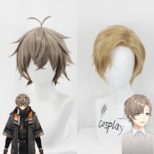 帝王Cosplay假发叶彩虹社虚拟vtuber葉cos虚拟UP主Alban Knox定制