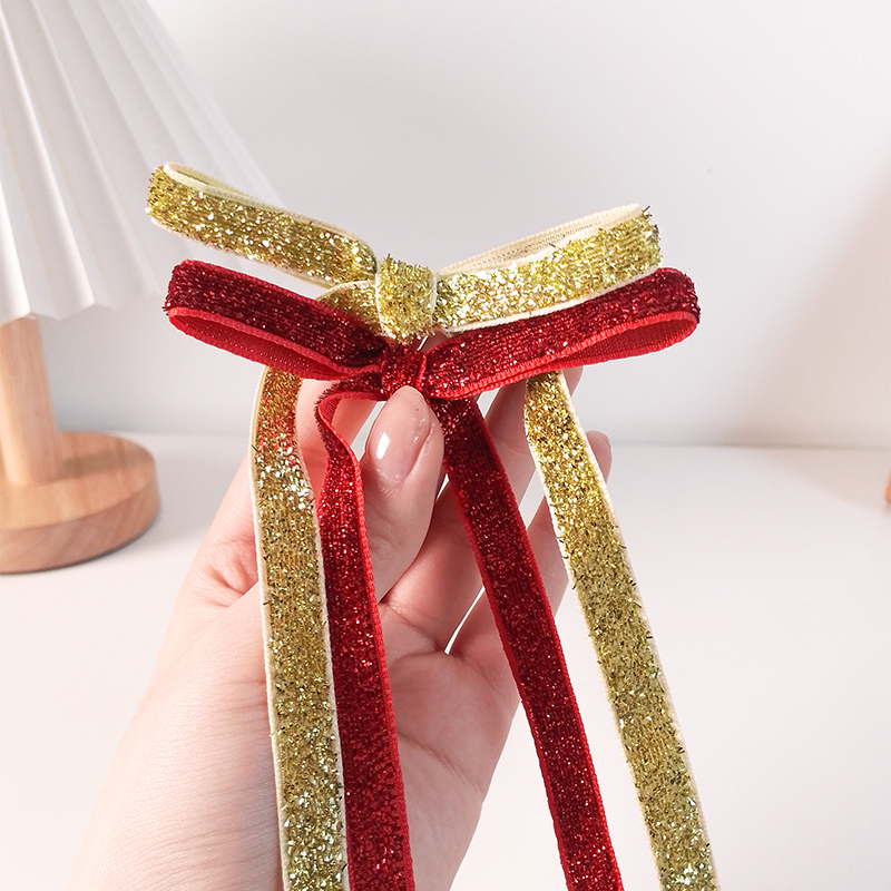 1厘米星光绒细丝带节日装饰绒带