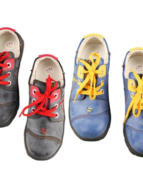 TMA EYES复古做旧撞色手工休闲鞋女舒适单鞋做旧手工鞋拼接女鞋