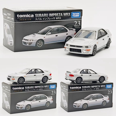 TOMICA/多美卡合金小汽车黑盒TP23斯巴鲁翼豹模型收藏车模摆件