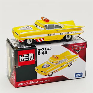 多美卡合金小汽车联名款 40雷蒙公路巡逻车模型玩具车 赛车总动员C