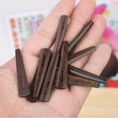 厂家直销5cm黑檀木骨签骨别子古经书函套插销乌木别子木别子插销