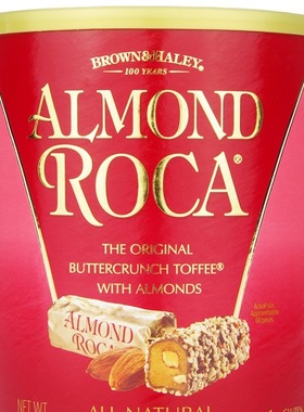 Almond Roca乐家扁桃仁巧克力糖罐装杏仁糖果美国进口600g